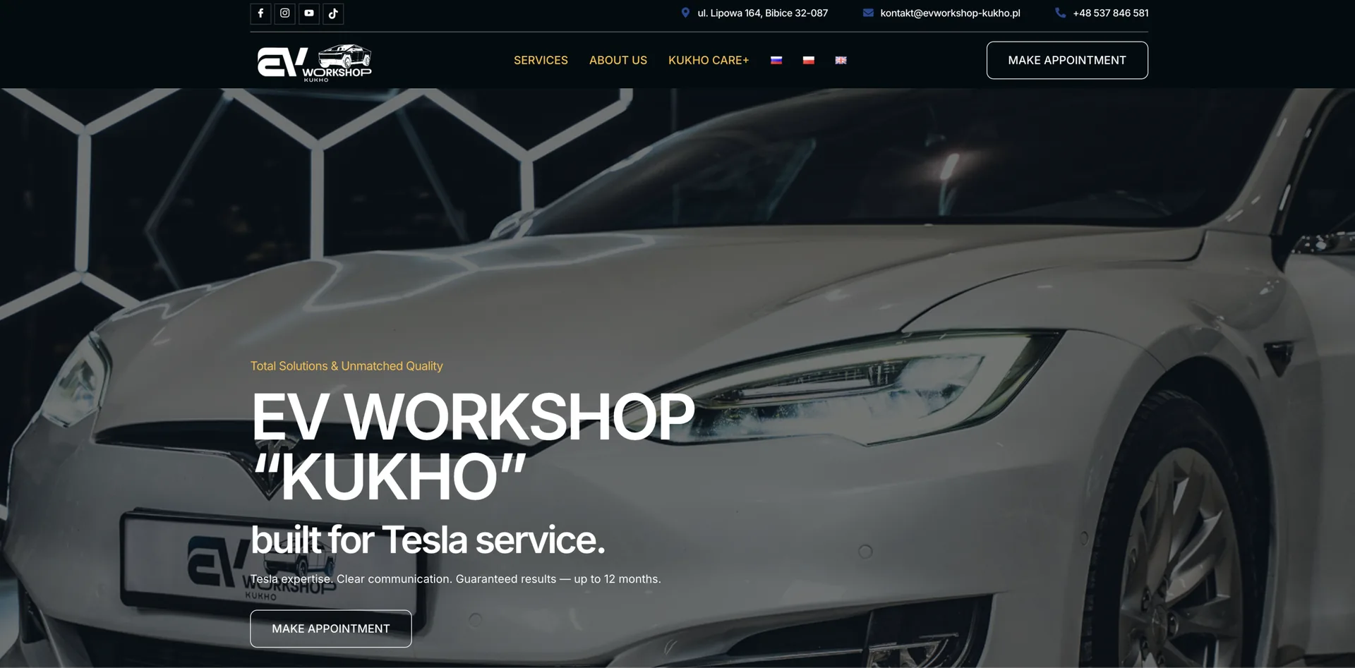 EV Workshop — Tesla serviss